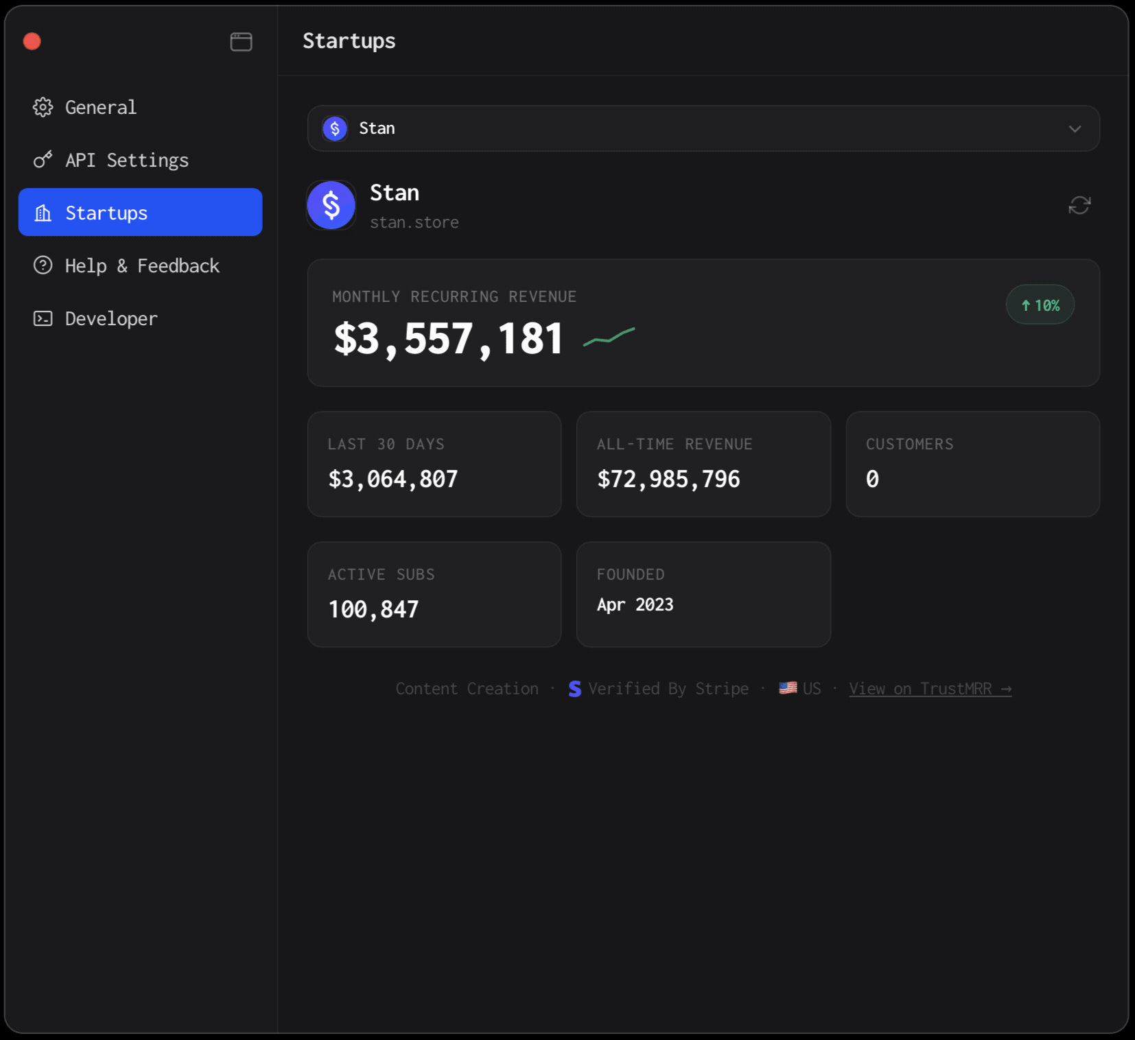 TrustBar settings preview